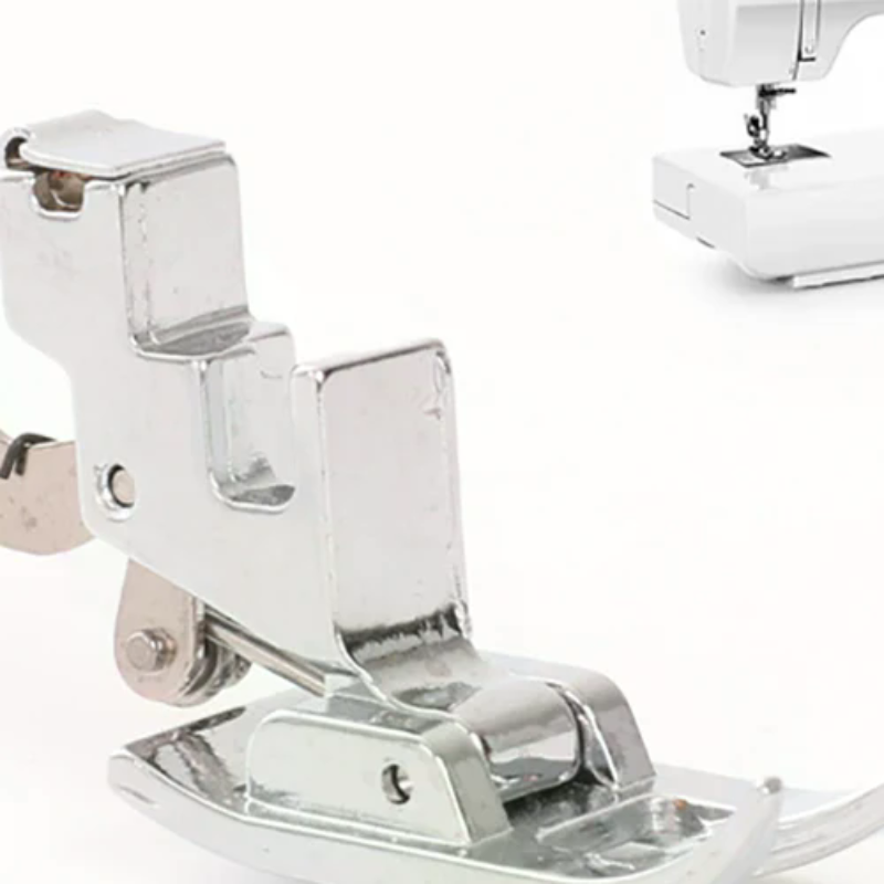 Textile Sewing Machine - ตัวจับเท้าจักรเย็บผ้าแบบสแนปออน 2 ชิ้น พร้อมอะแดปเตอร์สำหรับจักรเย็บผ้าแบบขาต่ำ สำหรับงานเย็บผ้าควิลท์