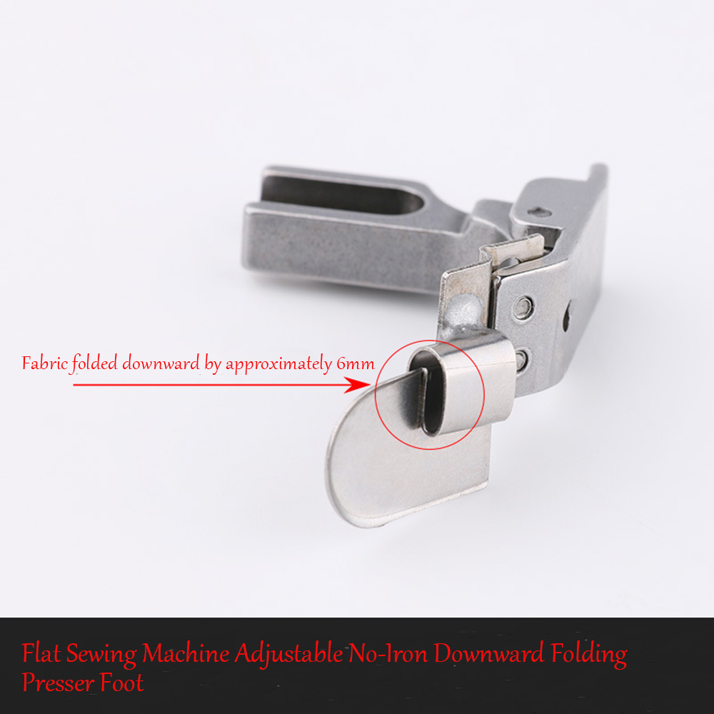 Textile Sewing Machine - จักรเย็บผ้าแบบเตียงราบ ไม่ต้องรีดผ้า พร้อมตีนผีพับลงด้านล่าง ปรับได้สำหรับจักรเย็บผ้าแบบเตียงราบที่ควบคุมด้วยคอมพิวเตอร์ เหมาะสำหรับการใช้งาน