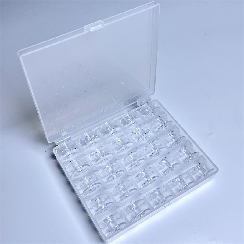 Bobbin Organizer Box - 25 ตารางล้าง Bobbins กล่องเก็บหรือ 25 ชิ้นเย็บ