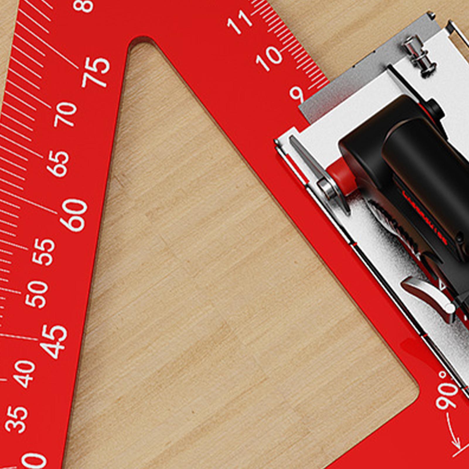 ไม้บรรทัดฉากฉากสำหรับงานไม้ ช่ - Quilting Ruler Square บทวิจารณ์และราคา