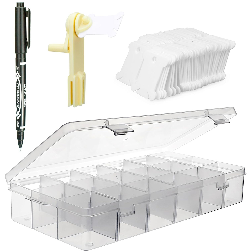 กล่องเก็บไหมปักผ้า 18 ช่อง พร้ - Bobbin Organizer Box บทวิจารณ์และราคา