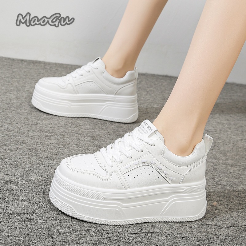 รองเท้าผ้าใบเสริมส้นสีขาวสำหรั - Sewing Cloth บทวิจารณ์และราคา