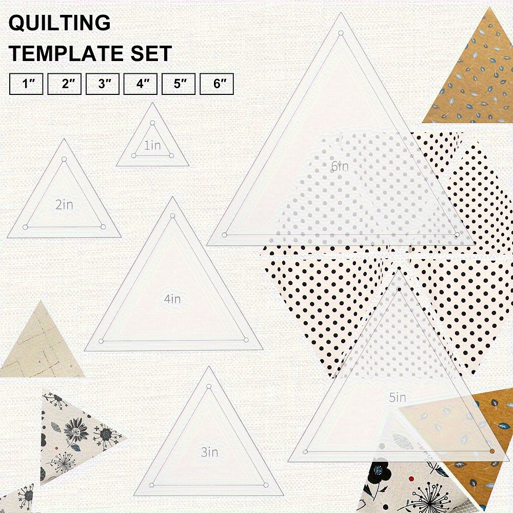 ไม้บรรทัดอะคริลิคแบบสามเหลี่ยม - Quilting Ruler Square บทวิจารณ์และราคา