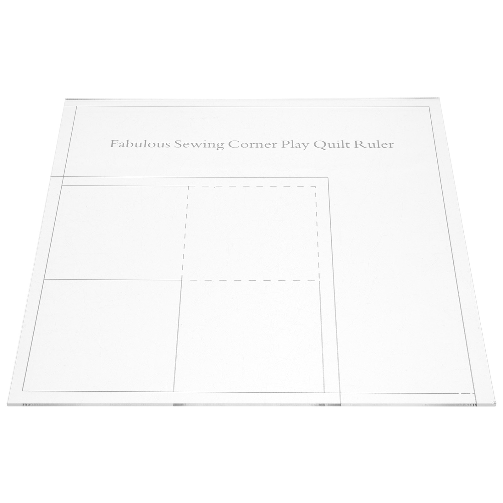 ไม้บรรทัดอะคริลิกสำหรับงานควิล - Quilting Ruler Square บทวิจารณ์และราคา
