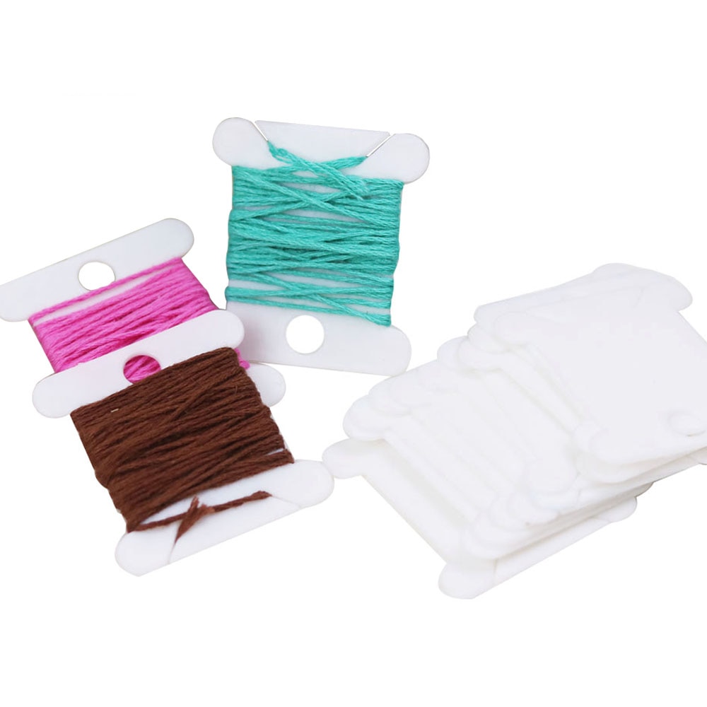 30 ชิ้นพลาสติกไหมขัดฟัน Bobbin - Bobbin Organizer Box บทวิจารณ์และราคา