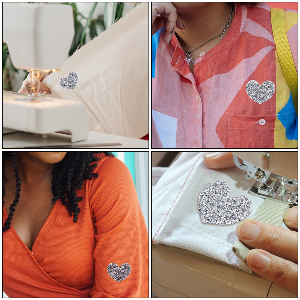10 ชิ้น แผ่นปะปักลายรูปหัวใจ ป - Sewing Recycling บทวิจารณ์และราคา