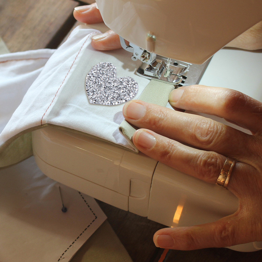 10 ชิ้น แผ่นปะปักลายรูปหัวใจ ป - Sewing Recycling บทวิจารณ์และราคา