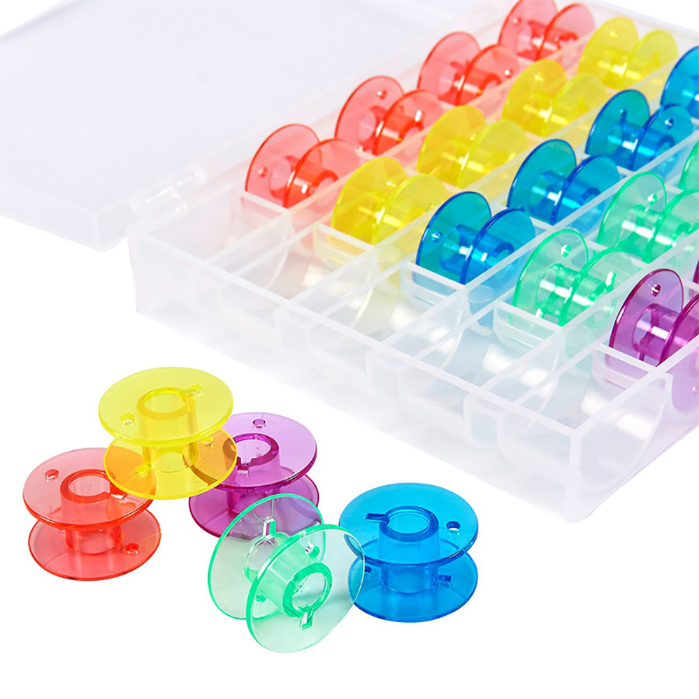 25 ชิ้น/เซ็ตหัวข้อพลาสติก Bobb - Bobbin Organizer Box บทวิจารณ์และราคา