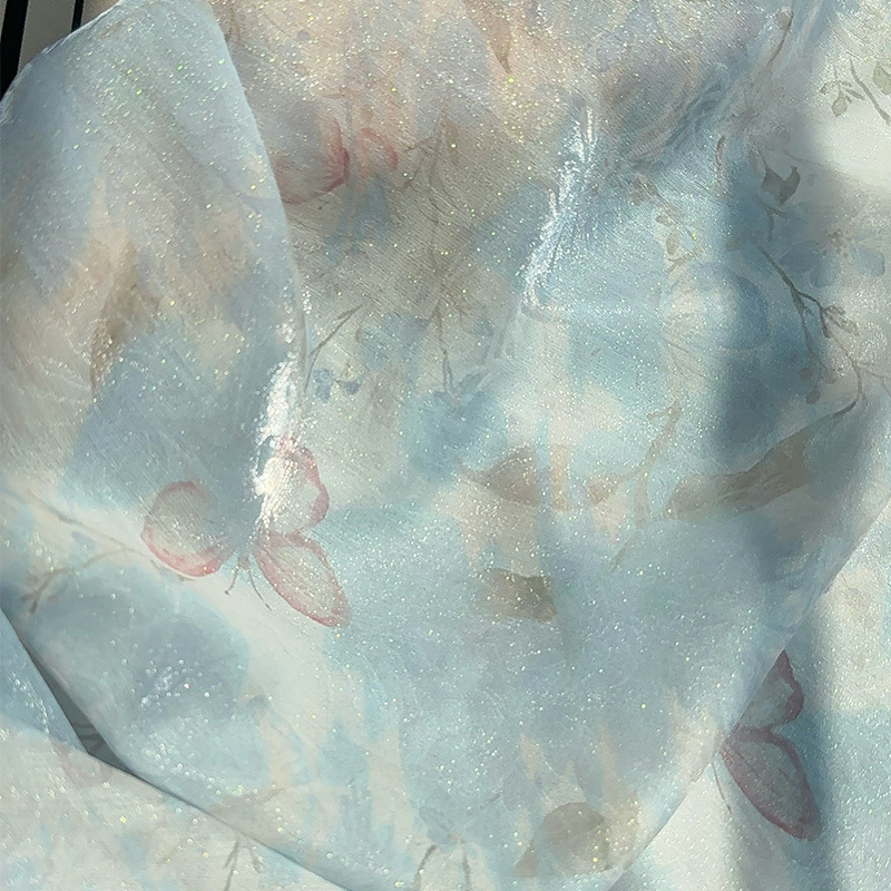 ผ้าพิมพ์ลายดอกไม้สไตล์จีน ขนาด - Sewing Cloth บทวิจารณ์และราคา
