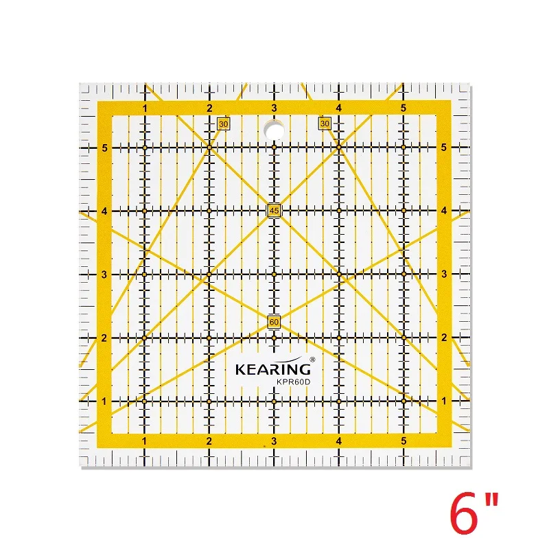 ไม้บรรทัดอะคริลิกทรงสี่เหลี่ยม - Quilting Ruler Square บทวิจารณ์และราคา