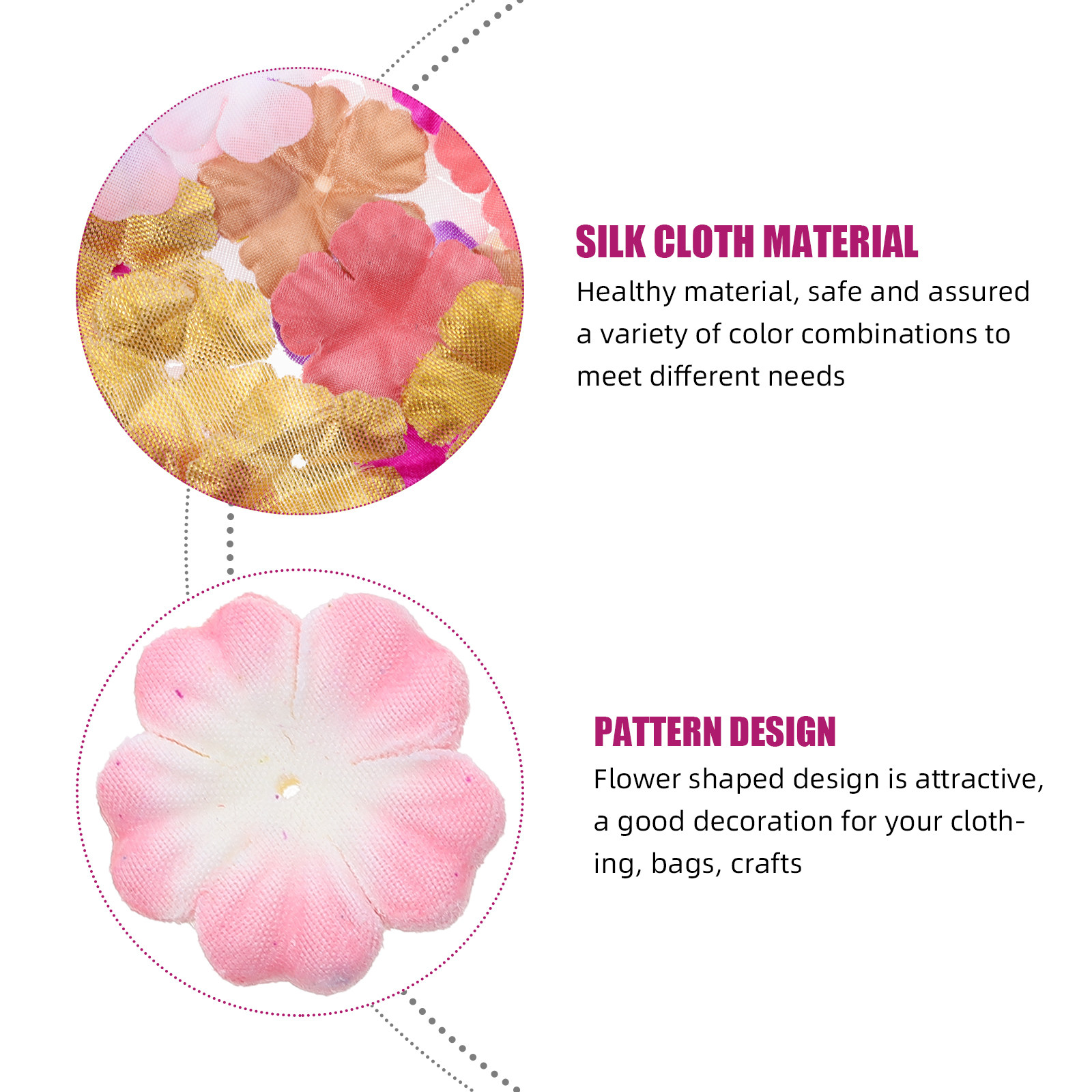 500 ชิ้น แผ่นปะลายดอกไม้ แผ่นป - Sewing Recycling บทวิจารณ์และราคา