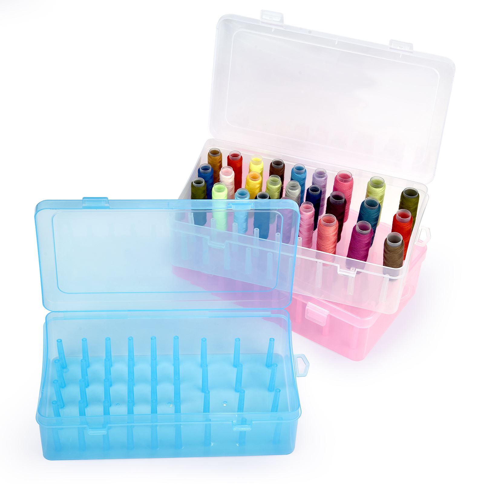 42 แกนด้ายเย็บกล่อง Bobbins กล - Bobbin Organizer Box บทวิจารณ์และราคา