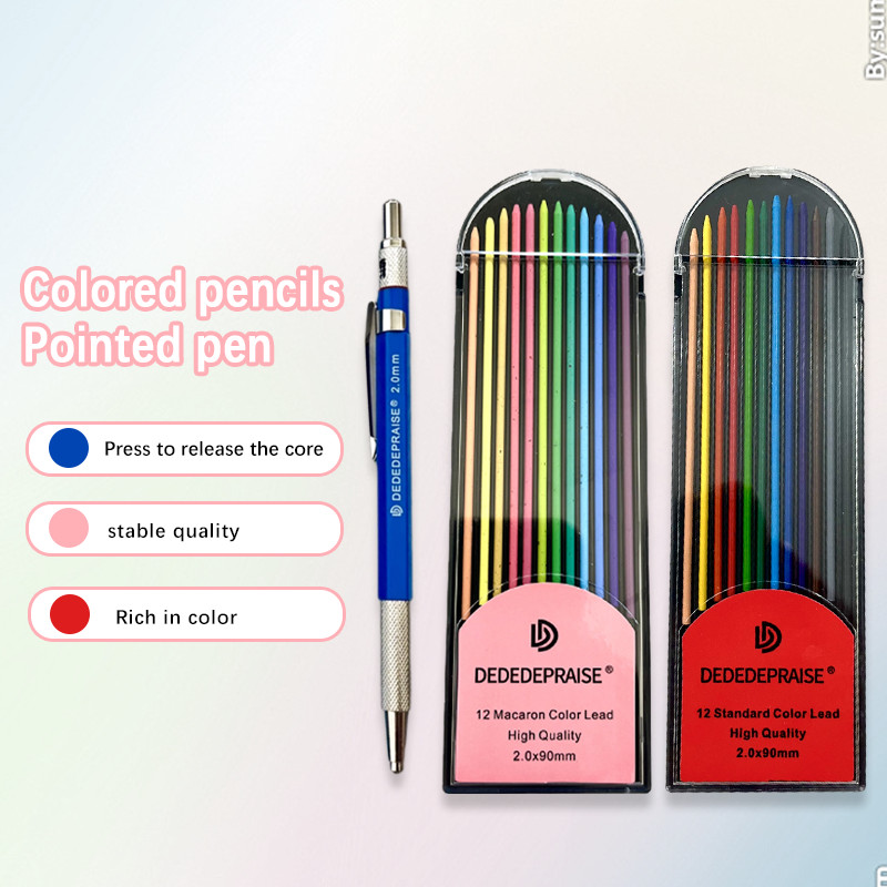 ชุดดินสอกด 12/24 สี ขนาด 2.0 ม - Staedtler Pencil Lumocolor บทวิจารณ์และราคา