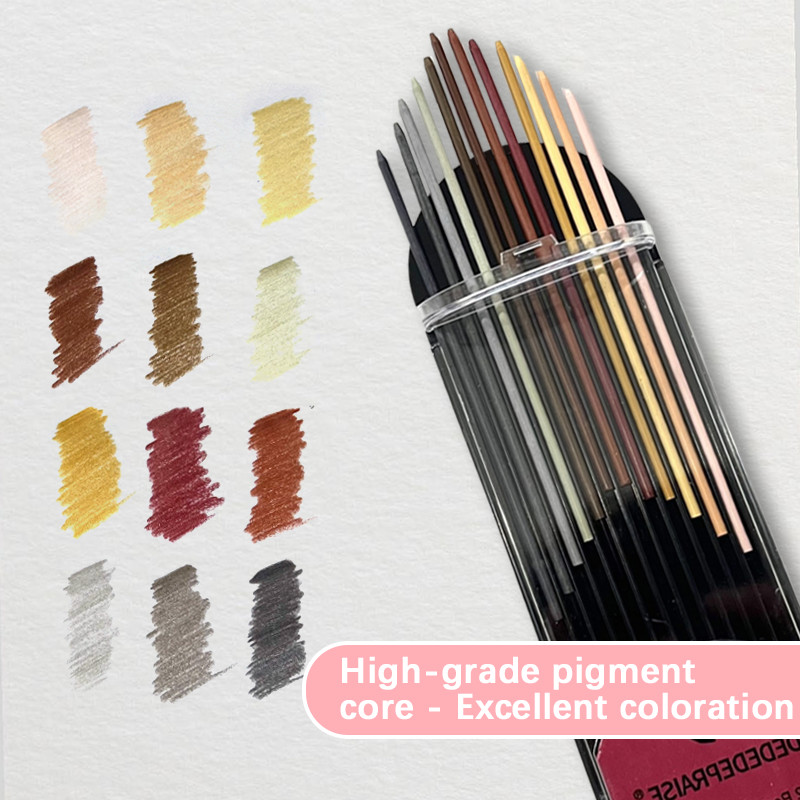 ชุดดินสอกด 12/24 สี ขนาด 2.0 ม - Staedtler Pencil Lumocolor บทวิจารณ์และราคา