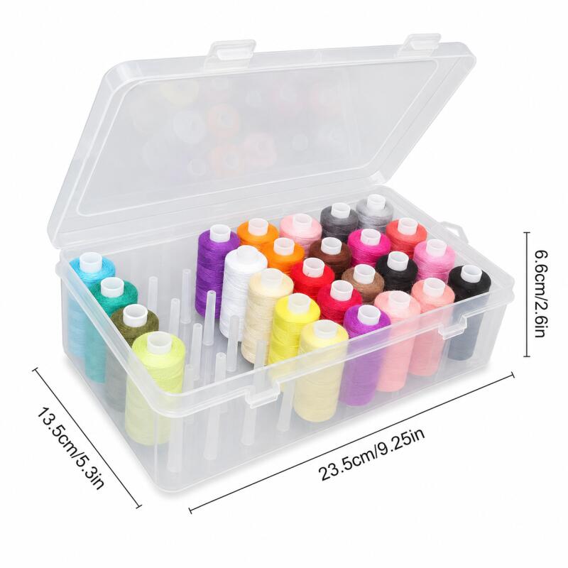 กล่องเก็บด้ายเย็บผ้า 42 ม้วน ก - Bobbin Organizer Box บทวิจารณ์และราคา
