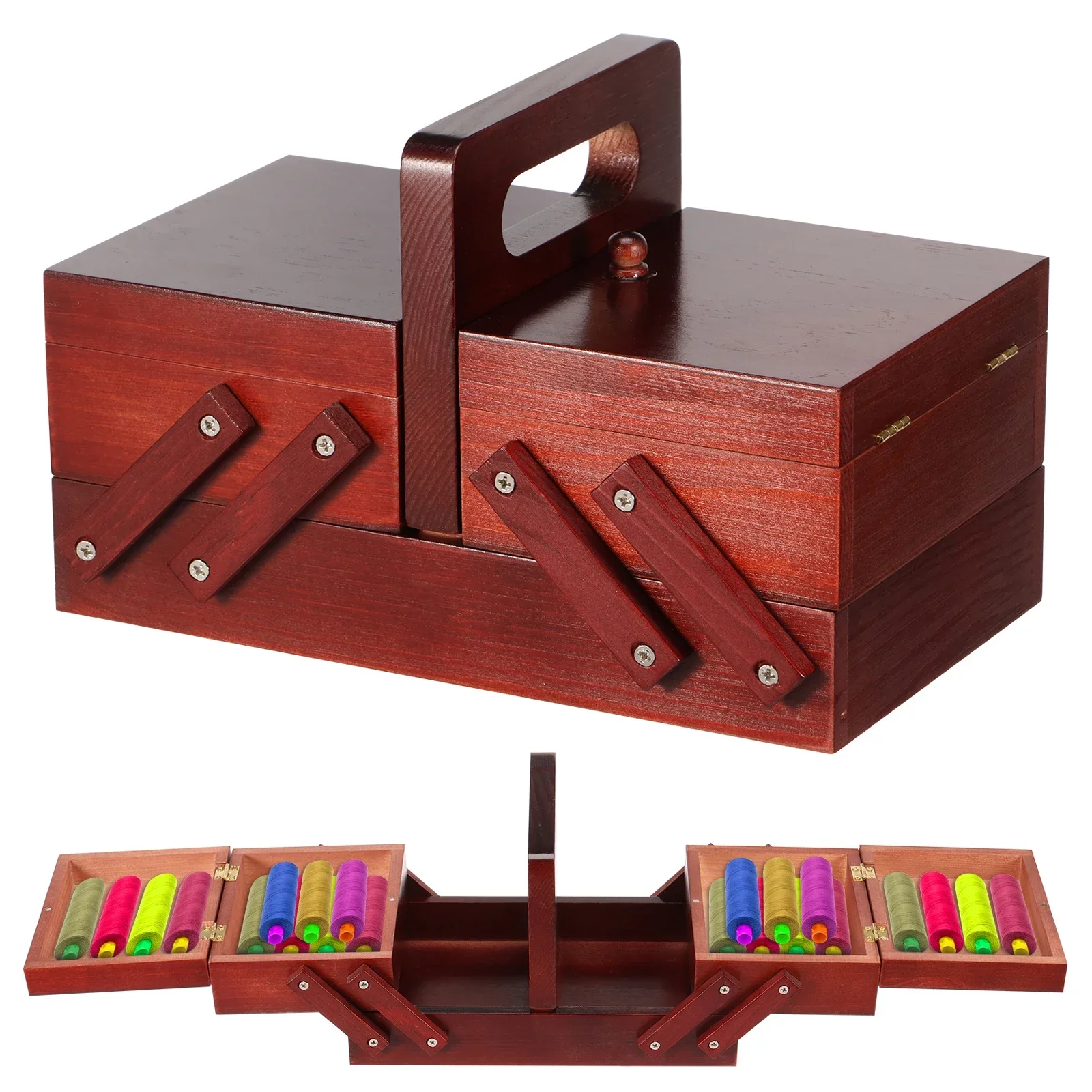 กล่องเก็บด้ายเย็บผ้าแบบขยายได้ - Bobbin Organizer Box บทวิจารณ์และราคา