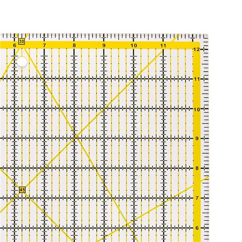 ชุดไม้บรรทัดอะคริลิกสำหรับงานค - Quilting Ruler Square บทวิจารณ์และราคา