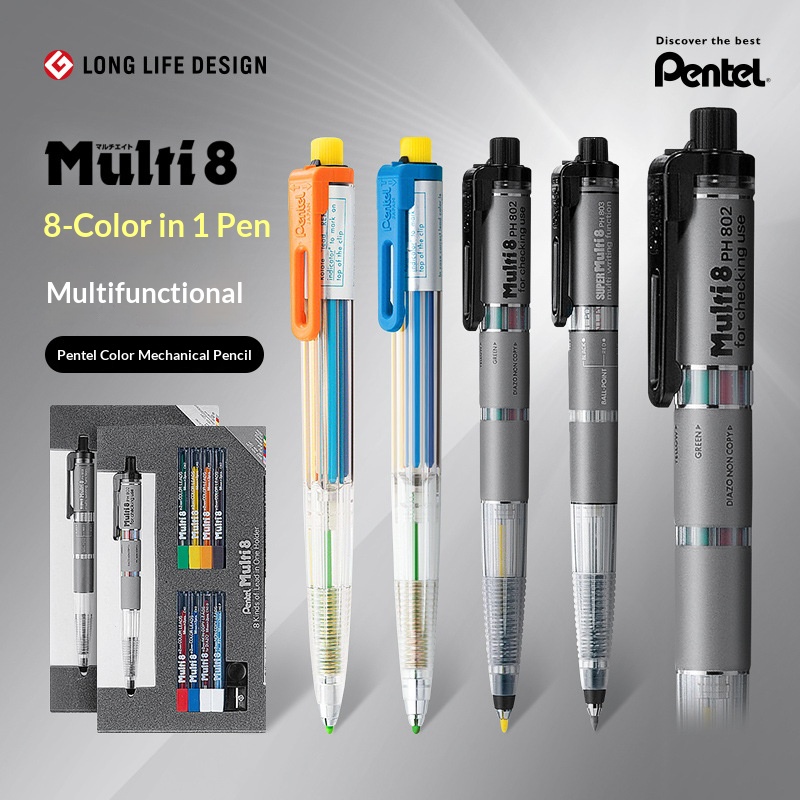ดินสอกดเพนเทล อาร์ต มัลติ 8 สี - Staedtler Pencil Lumocolor บทวิจารณ์และราคา