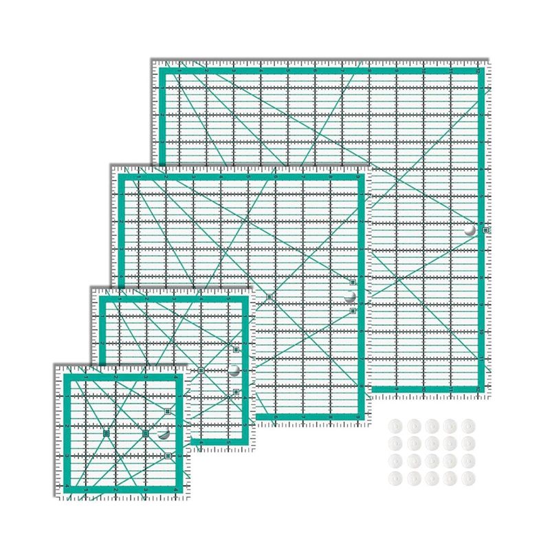 AEE4-ไม้บรรทัดควิลท์, แม่แบบคว - Quilting Ruler Square บทวิจารณ์และราคา