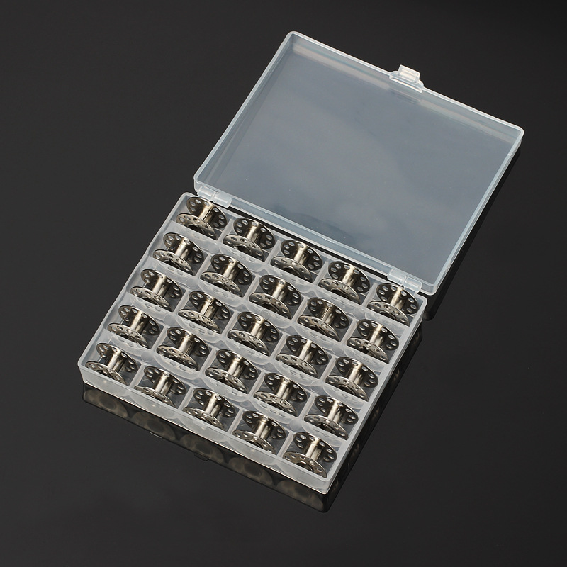 25 ชิ้น/เซ็ตที่ว่างเปล่า Bobbi - Bobbin Organizer Box บทวิจารณ์และราคา